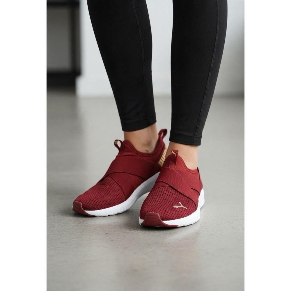 PUMA Better Foam Prowl Slip-on Running Shoes Size 8 Burgundy